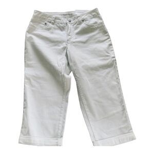 🆕 Croft&Barrow Mid Rise Stretch Capri size 6